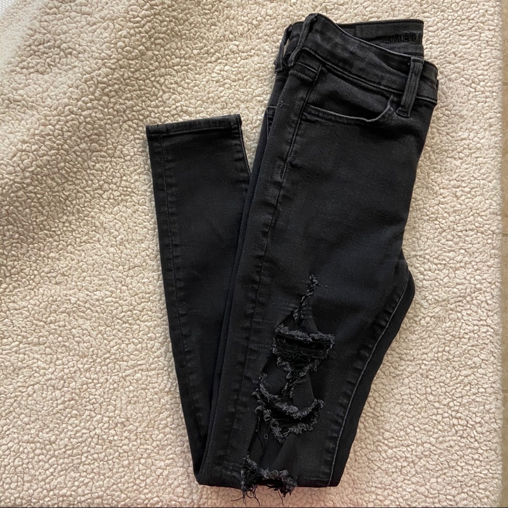 American Eagle black jegging